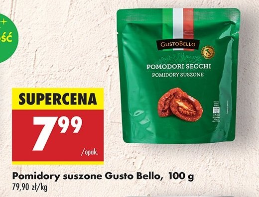 Pomidory suszone Gustobello promocja w Biedronka