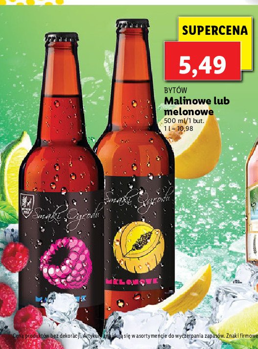 Piwo Byt贸w malinowe promocja