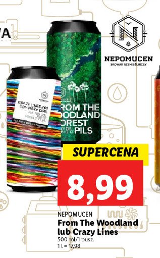 Piwo Nepomucen from the woodland forest pils promocja