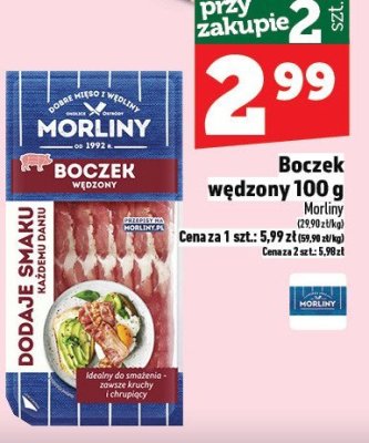 Boczek wędzony Morliny promocja w TOPAZ