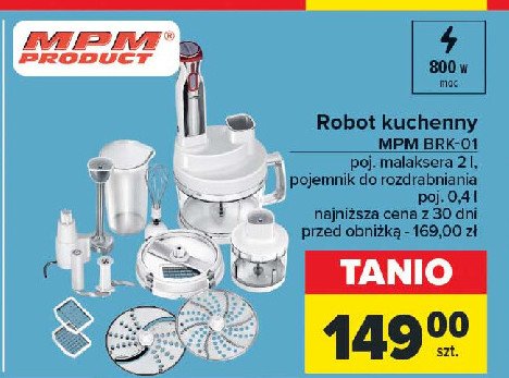 Robot kuchenny brk-01 Mpm product promocja w Carrefour