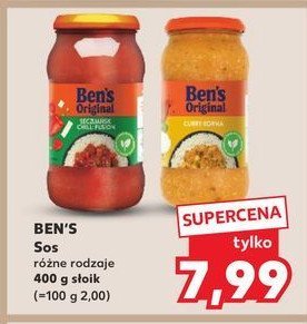 Sos seczuański chilli fusion Ben's original promocja