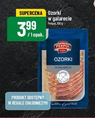 Ozorki w galarecie Pekpol promocja
