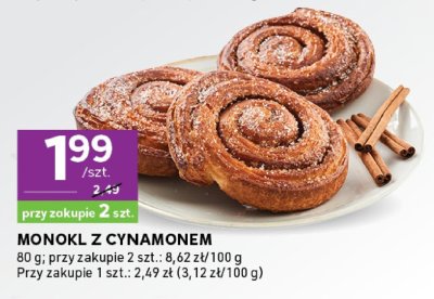 Monokl z cynamonem promocja w Stokrotka