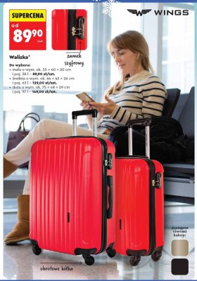 Walizka WINGS średnia promocja w Biedronka