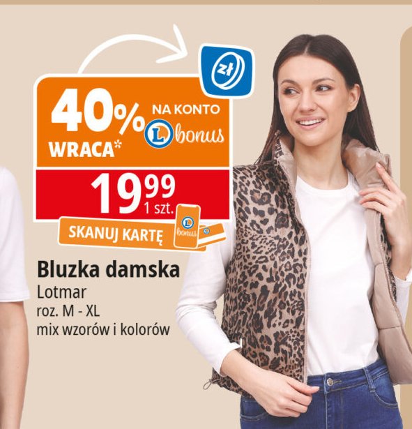 Bluzka damska Lotmar promocja w Leclerc