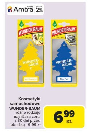 Choinka zapachowa Wunder-baum promocja w Carrefour