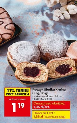 Pączek z lukrem promocja w Biedronka