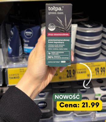 Krem przeciwzmarszczkowy łagodzący dla mężczyzn promocja w Kaufland