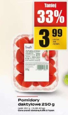 Pomidory daktylowe promocja w Supeco