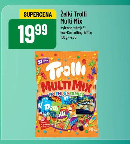 Żelki multi-mix Trolli promocja