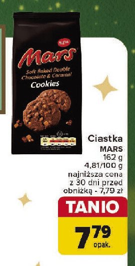 Ciastka z czekoladą i karmelem Mars promocja