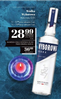 Wódka Wyborowa 0,5l promocja w POLOmarket