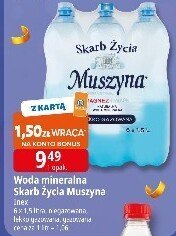 Woda mineralna Skarb Życia Muszyna promocja w Leclerc