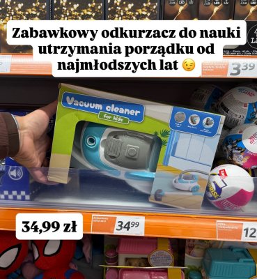 Zabawkowy odkurzacz dla dzieci promocja w Action