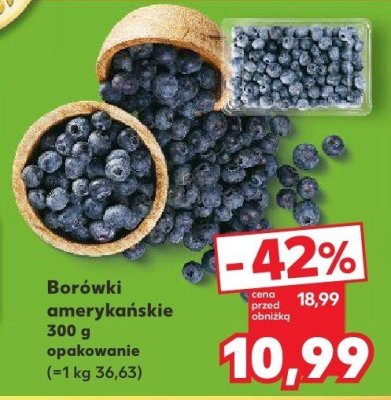 Borówki amerykańskie 300 g promocja w Kaufland