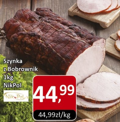 Szynka z Bobrownik NikPol promocja w Market Point