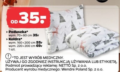 Kołdra 160 x 200 cm promocja w Netto