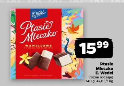 Ptasie Mleczko E. Wedel promocja w Netto