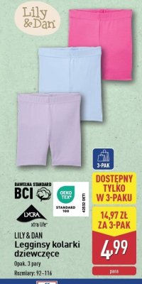 Legginsy kolarki dziewcz臋ce Lily & dan promocja