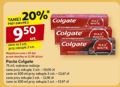 Pasta Colgate promocja w Auchan