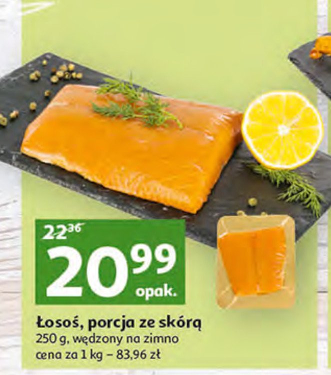 Łosoś norweski filet ze skórą promocja