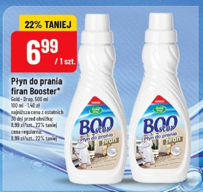 Płyn do prania firan Booster promocja w POLOmarket