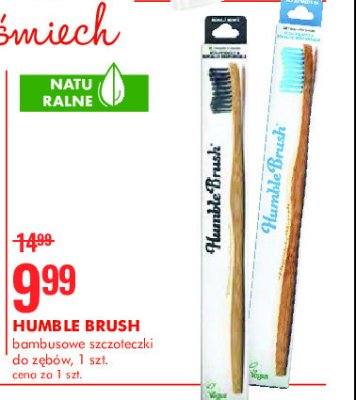 Szczoteczka bambusowa czarna Humble brush promocja