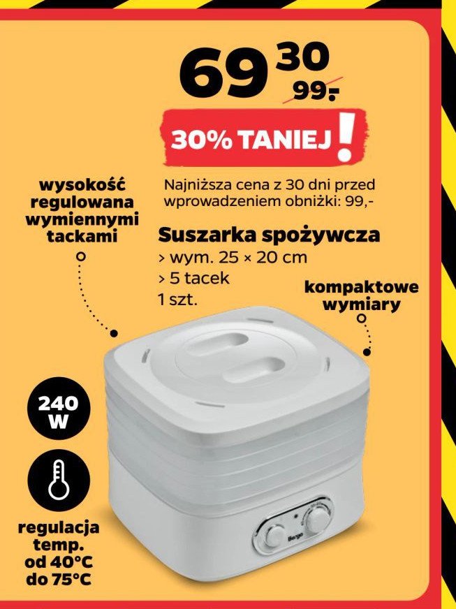 Suszarka spożywcza promocja