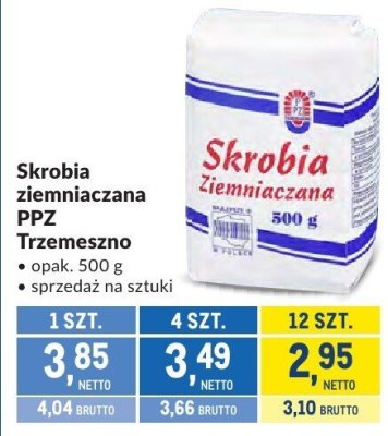 Skrobia ziemniaczana PPZ Trzemeszno promocja w Makro