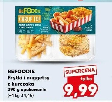 Frytki i nuggetsy z kurczaka Be foodie promocja