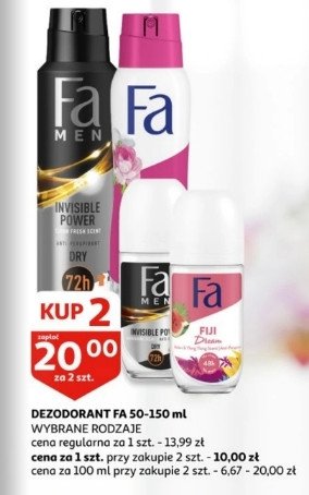 Dezodorant Fa promocja