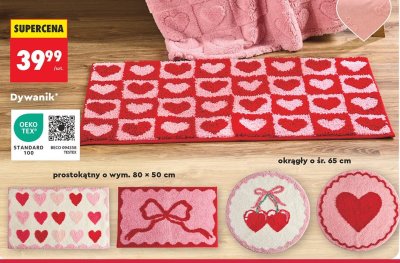 Dywanik okrągły śr. 65 cm promocja w Biedronka