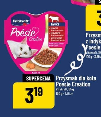 Przysmak dla kota Poesie Creation Vitakraft promocja w POLOmarket
