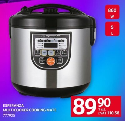 Multicooker ESPERANZA MULTICOOKER COOKING MATE promocja w Selgros