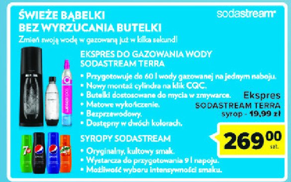 Syrop pepsi max Sodastream promocja