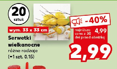 Serwetki wielkanocne 33 x 33 promocja