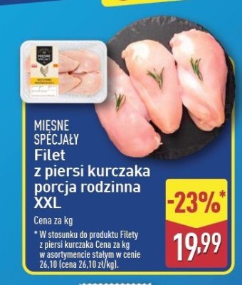 Filet z piersi kurcząt Mięsne specjały zawsze świeże (aldi) promocja