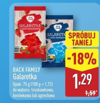 Galaretka borówkowa promocja w Aldi