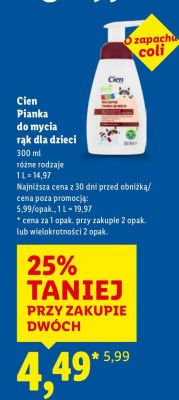 Pianka do mycia rąk dla dzieci promocja w Lidl