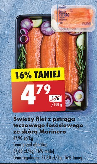 Pstrąg tęczowo-łososiowy filet Marinero promocja