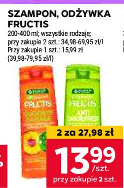 Odżywka do włosów Garnier fructis goodbye damage promocja