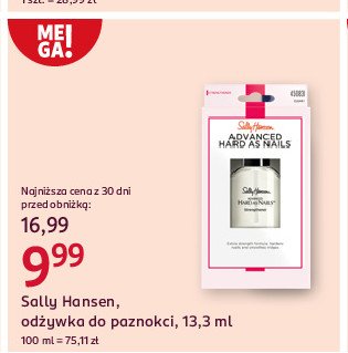 Odzywka do paznokci SALLY HANSEN GEL REHAB promocja w Rossmann