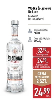 Wódka promocja w Aldi