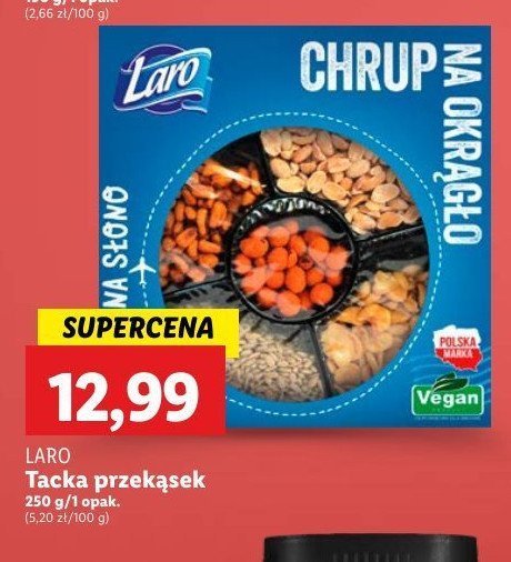 Tacka z przekąskami Laro promocja