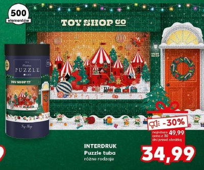Puzzle tuba różne rodzaje 500 elementów promocja w Kaufland