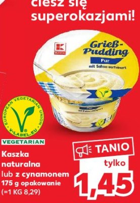 Kaszka naturalna K-classic promocja