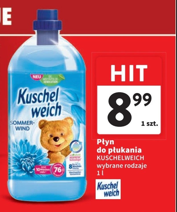 Płyn do płukania sommerwind Kuschelweich promocja