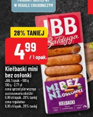 Kiełbaski mini bez osłonki promocja w POLOmarket
