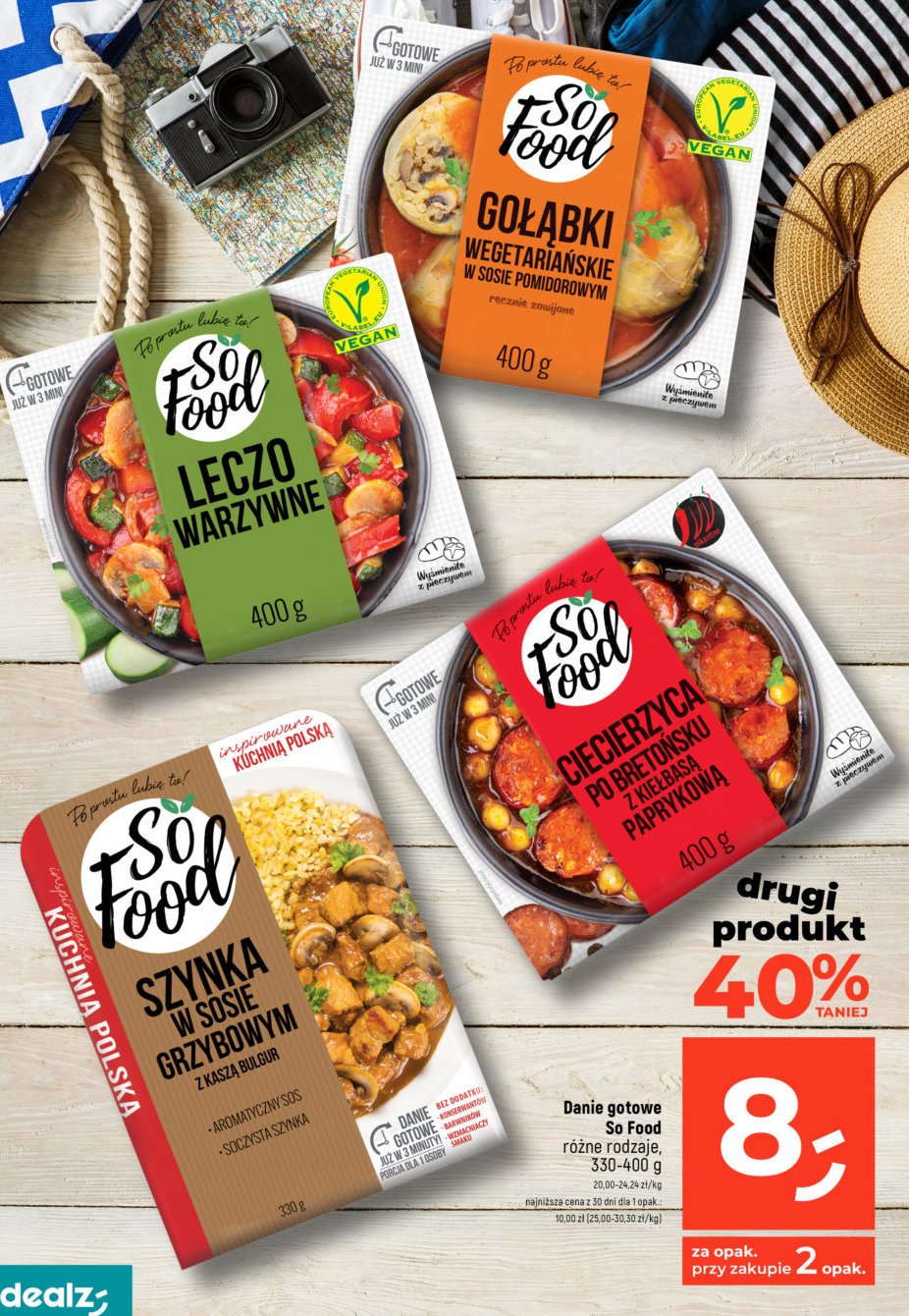 Ciecierzyca po bretońsku z kiełbasą paprykową So food promocja